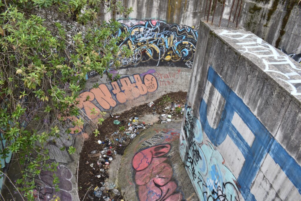 Graffiti en el lugar